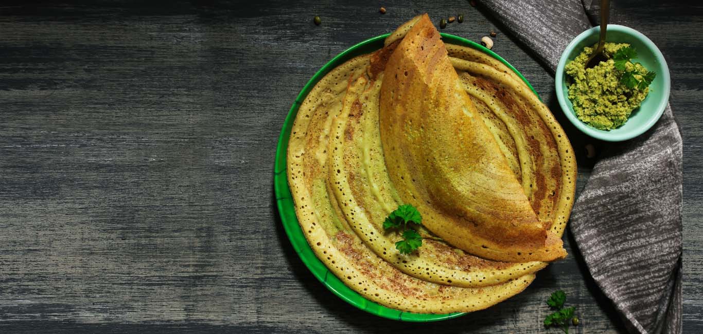 Proteinpacked green gram dosa explained Happiest Health